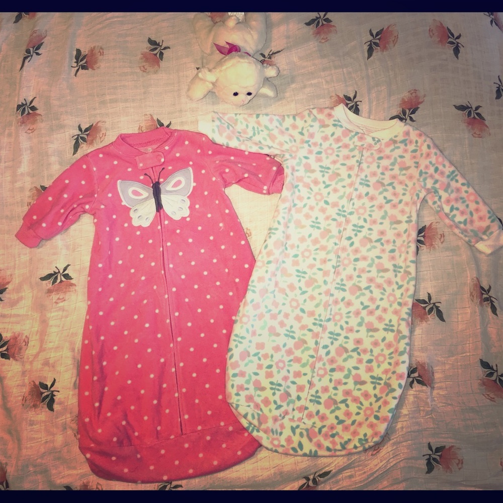 Baby girl sleep sacks